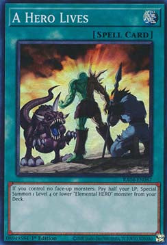 Ein Held lebt (V.1) RA04-087 Super Rare Near Mint Deutsch 1. Auflage