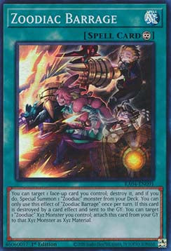 Zoodiak-Sperrfeuer (V.1) RA04-091 Super Rare Boosterfrisch Deutsch 1. Auflage