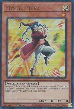 Mystischer Flötenspieler (V.2) RA04-005 Ultra Rare Boosterfrisch Deutsch 1. Auflage