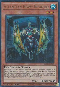 Atlantische schwere Infanterie (V.2) RA04-010 Ultra Rare Near Mint Deutsch 1. Auflage