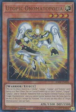 Utopische Onomatopoesie (V.2) RA04-028 Ultra Rare Near Mint Deutsch 1. Auflage