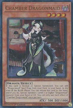 Kammer-Drachenmädchen (V.2) RA04-032 Ultra Rare Boosterfrisch Deutsch 1. Auflage