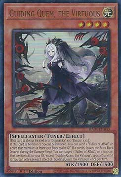Leitende Quem, die Tugendhafte (V.2) RA04-043 Ultra Rare Boosterfrisch Deutsch 1. Auflage