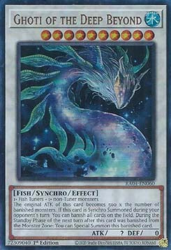 Ghoti aus dem tiefen Jenseits (V.2) RA04-060 Ultra Rare Boosterfrisch Deutsch 1. Auflage