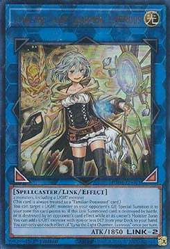 Lyna, Lichtverzaubererin in strahlend (V.2) RA04-081 Ultra Rare Good Deutsch 1. Auflage