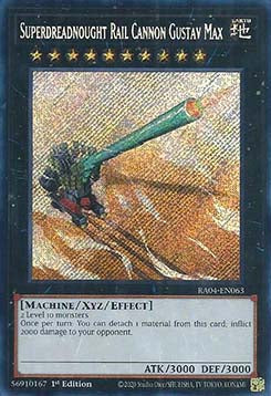 Superkanonen-Panzerzug (V.3) RA04-063 Secret Rare Near Mint Deutsch 1. Auflage