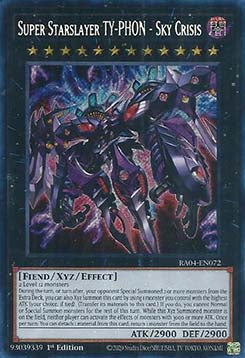 Super-Sternenschlächter TY-PHON - Himmelskrise (V.3) RA04-072 Secret Rare Boosterfrisch Deutsch 1. Auflage