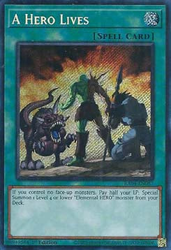 Ein Held lebt (V.3) RA04-087 Secret Rare Boosterfrisch Deutsch 1. Auflage