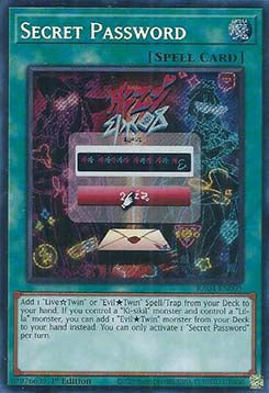 Secret Password (V.3) RA04-EN095 Secret Rare Near Mint Englisch 1. Auflage