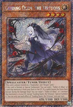 Leitende Quem, die Tugendhafte (V.4) RA04-043 Platinum Secret Rare Near Mint Deutsch 1. Auflage
