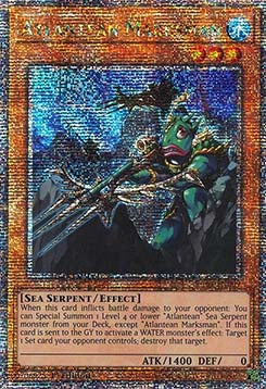 Atlantischer Scharfschütze (V.5) RA04-009 Quarter Century Secret Rare Near Mint Deutsch 1. Auflage