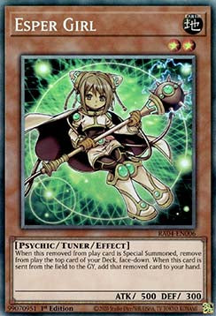 Telepathisches Mädchen (V.6) RA04-006 Collectors Rare Boosterfrisch Deutsch 1. Auflage