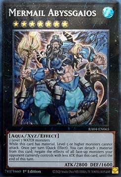 Mermail Abyssgaios RA04-065 Collectors Rare Near Mint Englisch 1. Auflage
