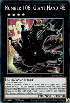 Nummer 106: Riesige Hand (V.6) RA04-066 Collectors Rare Boosterfrisch Deutsch 1. Auflage