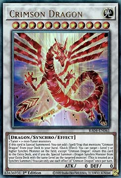 Crimson Dragon RA04-061 Ultimate Rare Near Mint Englisch 1. Auflage