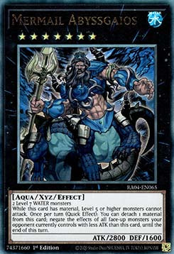 Nixenrüstung  Abyssgaios (V.7) RA04-065 Ultimate Rare Boosterfrisch Deutsch 1. Auflage