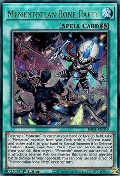 Mementotlan Bone Party RA04-099 Ultimate Rare Near Mint Englisch 1. Auflage