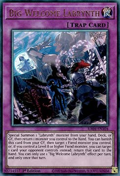 Großes Willkommens-Labrynth (V.7) RA04-104 Ultimate Rare Boosterfrisch Deutsch 1. Auflage