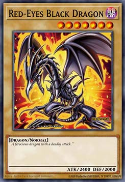 Rotäugiger schwarzer Drache (V.2) RA04-109 Platinum Secret Rare Boosterfrisch Deutsch 1. Auflage