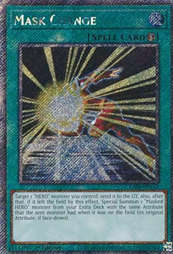 Maskenwechsel (V.1) RA04-142 Platinum Secret Rare Boosterfrisch Deutsch 1. Auflage