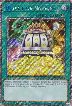 Doppelt oder nichts! (V.1) RA04-156 Platinum Secret Rare Boosterfrisch Deutsch 1. Auflage
