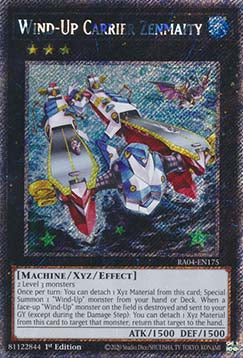 Aufzieh-Träger Zenmeilen (V.1) RA04-175 Platinum Secret Rare Boosterfrisch Deutsch 1. Auflage