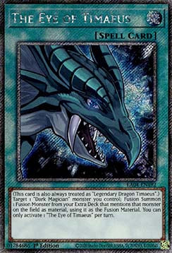 The Eye of Timaeus RA04-192 Platinum Secret Rare Near Mint Englisch 1. Auflage