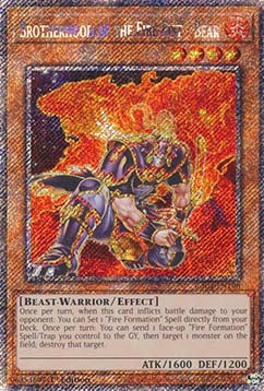 Bruderschaft der Feuerfaust - Bär (V.1) RA04-198 Platinum Secret Rare Near Mint Deutsch 1. Auflage