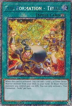Feuerformation - Tenki (V.1) RA04-201 Platinum Secret Rare Boosterfrisch Deutsch 1. Auflage