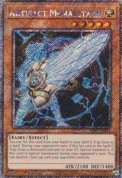 Artefakt Moralltach (V.1) RA04-214 Platinum Secret Rare Near Mint Deutsch 1. Auflage