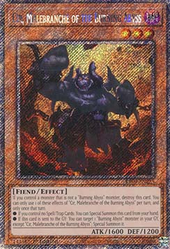 Cir, Grimmetatze des Brennenden Abgrunds (V.1) RA04-234 Platinum Secret Rare Boosterfrisch Deutsch 1. Auflage