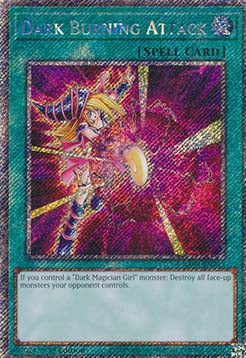 Dunkler Brennender Angriff (V.1) RA04-245 Platinum Secret Rare Near Mint Deutsch 1. Auflage