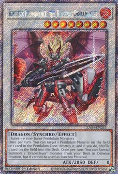 Zündster Prominence, der sprengende Drachobezwinger (V.1) RA04-253 Platinum Secret Rare Boosterfrisch Deutsch 1. Auflage