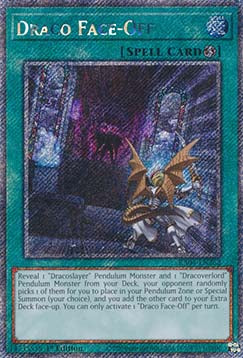 Dracho-Konfrontation (V.1) RA04-262 Platinum Secret Rare Boosterfrisch Deutsch 1. Auflage