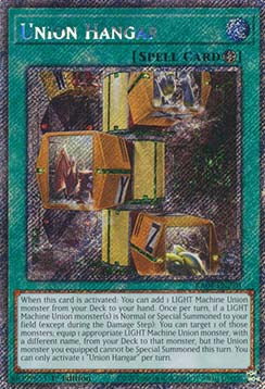 Union Hangar (V.1) RA04-EN270 Platinum Secret Rare Near Mint Englisch 1. Auflage