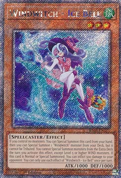 Windhexe - Eisglocke (V.1) RA04-273 Platinum Secret Rare Boosterfrisch Deutsch 1. Auflage
