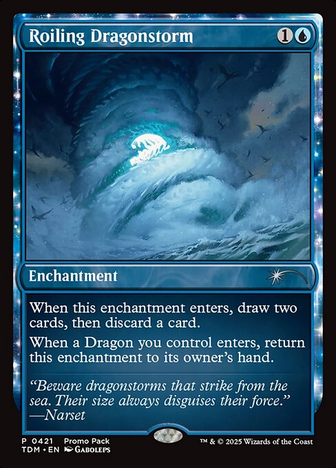 Roiling Dragonstorm PTDM-421 Uncommon Excellent Englisch Foil