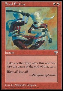 Final Fortune MIR- Rare Light Played Englisch