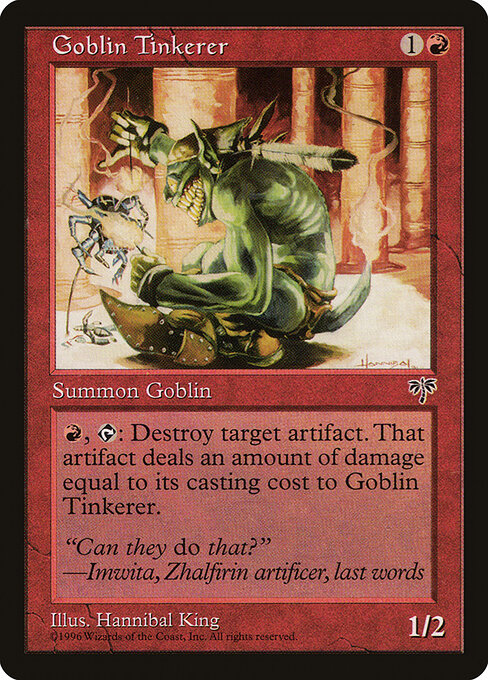 Goblin Tinkerer MIR- Common Played Englisch