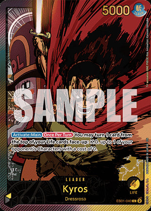 Kyros (EB01-040) EB02 Special Rare Near Mint Englisch