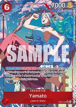 Yamato (EB02-006) (V.2) EB02 Alternate Art Near Mint Englisch
