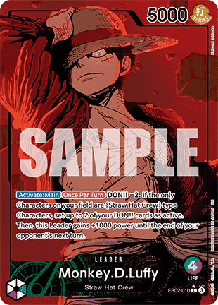 Monkey.D.Luffy (EB02-010) (V.2) EB02 Alternate Art Near Mint Englisch