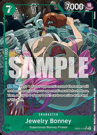 Jewelry Bonney (EB02-015) (V.2) EB02 Alternate Art Near Mint Englisch