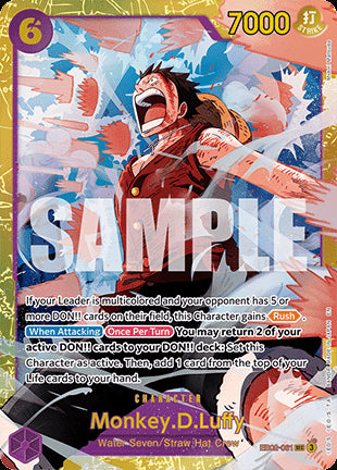 Monkey.D.Luffy (EB02-061) (V.1) EB02 Secret Rare Near Mint Englisch