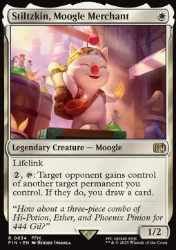 Stiltzkin, Moogle Merchant FIN-34 Rare Near Mint Englisch