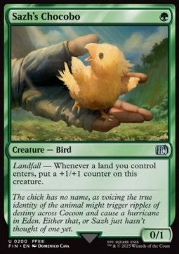 Sazh's Chocobo FIN-200 Uncommon Near Mint Japanisch Foil