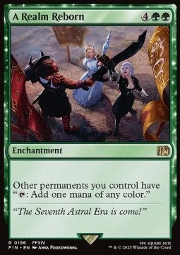 A Realm Reborn FIN-196 Rare Near Mint Englisch Foil