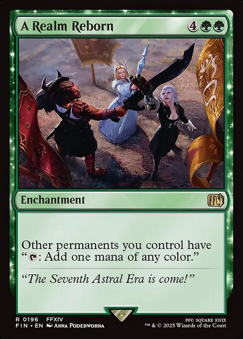 A Realm Reborn FIN-196 Rare Near Mint Englisch Foil