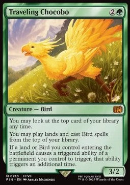 Traveling Chocobo FIN-210 Mythic Near Mint Englisch Foil