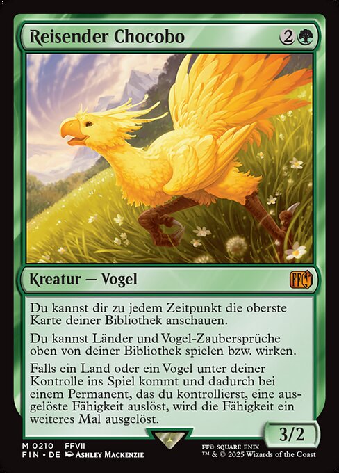 Reisender Chocobo FIN-210 Mythic Near Mint Deutsch Foil
